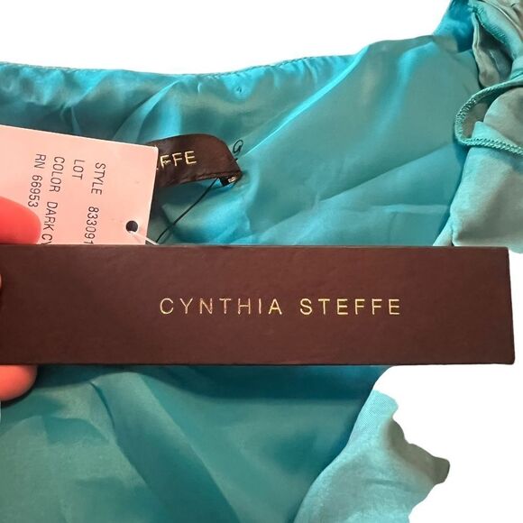 NWT! Cynthia Steffe 100% silk sleeveless dress - Picture 3 of 12